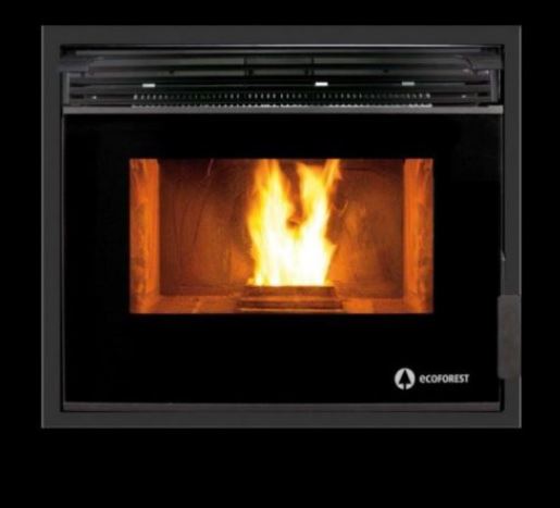 Ecoforest Cordoba: Ecoforest built-in pellet fireplace insert